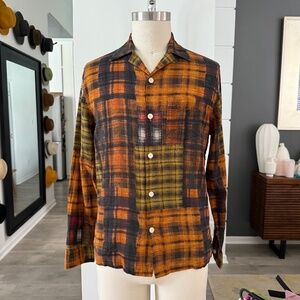 AllSaints NWT Men's Carreaux Cotton Shirt, Size XS